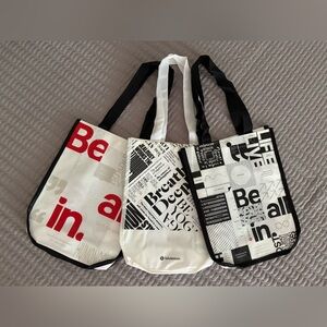 ❤️ Three Brand New Small Lululemon Tote Bags